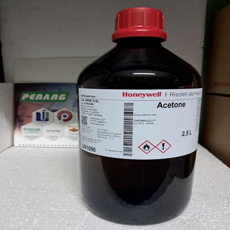 Ацетон CHROMASOLV®, для ВЕРХ, 99.8%, 2.5 л